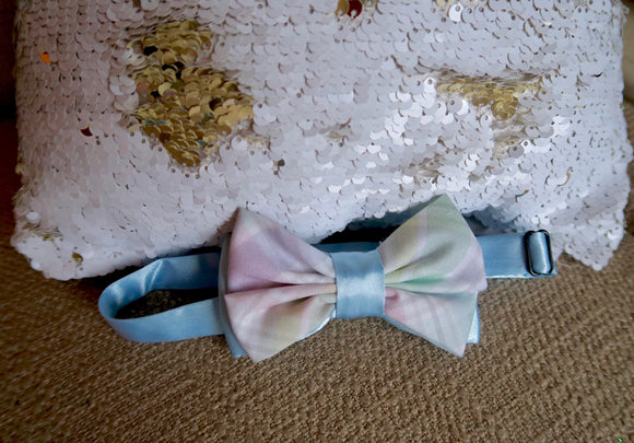 Spring Plaid Bow tie