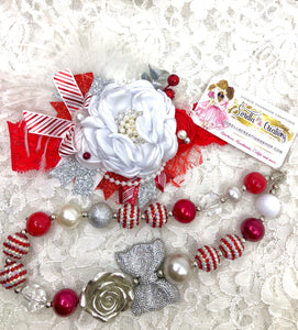 Candy land headband and necklace set